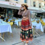 Roshni Chopra Instagram - Pasta la Vista Baby 🍝 Counting blessings not calories🫶 Wearing @shopverb #rostyle #ootd #indiandesigners #cannes Cannes, France - French Riviera
