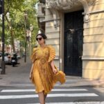 Roshni Chopra Instagram - Pinch me .. I woke up in Cannes 👀🌻🌞💛✨ Wearing @vaishalisstudio Cannes, France - French Riviera