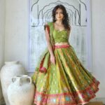 Roshni Chopra Instagram – Tu jhoom 💚✨ wearing this gorgeous lehenga from @vasansi_jaipur a brand I discovered on Instagram for their amazing organic fabrics , skin friendly dyes and handcrafted ensembles. 

Heads up – their online Annual sale on Vasansi.com – go check them out now ✨🙌

#ad #lehenga #rovive #indiandesigners #indianwedding