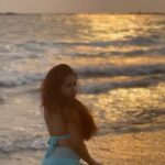 Roshni Walia Instagram - Deserved the world so I gave it to myself ☀️🧿 . . . . . #reels #reelsinstagram #roshniwalia #explore #foryou #beach #aesthetic #beauty #waves 🔚