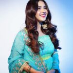 Roshni Walia Instagram - Tera Manana Mera Rooth Jaana Re ✨💙 . . . . #styled by - @roshni0819 #suit - @everbloomindia #hair - @hnmbysnehal #photographer - @ronakza143 #location - @madstudioofficial . . . . #saiyandilmeinaanare #indian #traditional #suit #colour #love #roshniwalia #ootd #potd ✨🔚 India