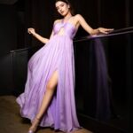 Rukshar Dhillon Instagram - Lilac Whispers…🤍💜 @bhargavikallam @talashahyderabad @pranil_chintewar @akoyajewels @pixelperfectmakeup_visali @vijjireddyskht @starmaa