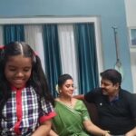 Rupa Sri Instagram - @lisha_hema @rishi0408 Pachai pudavai😇😇😇😘😘😘🥰🥰🥰 💚💚💚💚💚 #greenlovers💚 💚💚💚💚💚