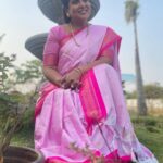 Rupa Sri Instagram - Hi Good Morning BK-2 @vijaytelevision Saree: @ashas_womens_collection . . #bharathikannamma