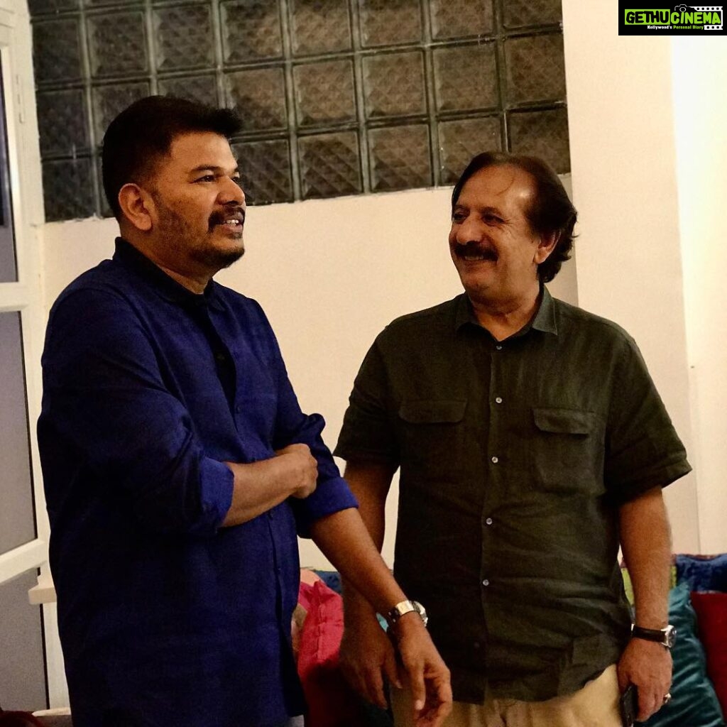 S. Shankar Instagram - With one of my favorite directors Majidi majidi.... a moment captured by my dear friend AR.Rahman.