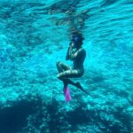 Samyuktha Hegde Instagram - Life in the sea is dangerous but nothing is more dangerous than a life behind a desk with no memories made! 🎥 @friend_in_maldives ❤️ You’re the bestest ❤️ #mermaid #underwaterworld #oceangirl