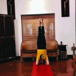 Samyuktha Varma Instagram - My yoga practise. It doesn't matter if everthing is perfect. My practise..its my time..to feel more alive,calm and connected. Ther's no competition or judgement in yoga🙏(Practise in silence)