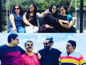 Samyuktha Varma Instagram - 🧿When i count my blessings i count this too🧿 So lucky to be part of this family My brothers,my sisters & my babies.🧿We missed rajuchetan👓, minnuedathy🎨 vigu📿,vami🩰,arun🏏, pavi💍, nitara🧸, monu🎧
