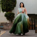 Sanam Shetty Instagram - Destiny is not written FOR us..but BY us 💚 . . . . . Outfit @fascinodresses_by_shyn . Styling @shyn_fascino Clicks @phototodayofficial . MUH @vaishuzmakeover Venue @radissonblucbe #designurdestiny #princessstyles #pastellove #sanam #sanamshetty #newyearnewlook #indowesternwear