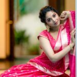 Sanam Shetty Instagram - Why think when it's pink?💖 . . . Outfit & Styling @ivalinmabia Photography @camerasenthil Organised by @rrajeshananda MUH @pavihairandmakeup #mondayvibes #pinkbrides #bridalfashion #sanam #sanamshetty