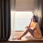 Sanchita Shetty Instagram - When imagination stops, realisation begins.! PC : aunt Chitra 🥰 Place : #cordilacruises #nofilter #nomakeup #iphone13 #iponephotography #cruise #cruiseship #cruislife #sea #sealife #mothernature #sanchita #sanchitashetty #spreadlovepositivity ❤️