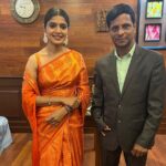 Sanchita Shetty Instagram - Congratulations to my fellow Rotary Madurai Metro Heritage awardees @sachin_siva777 - Cricket (Disabled) team captain & @badri_para_sports Badminton coach. You are true heroes overcoming all challenges to represent India at an international level in your respective sports. Thank you Rotary Club for the honor. Special thanks to present President of Madurai Rotary : @crvenk PC : @travellingsouljour 📸 Costume : @ajizz_fashion #rotary #rotaryindia #rotaryclub #rotaryinternational #rotaryawards #rotaryawareness #madurai #sachinshiva #cricket #badrinarayan #badminton #desible #team #sanchita #sanchitashetty #spreadlovepositivity ❤️