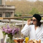 Scarlett Mellish Wilson Instagram - • @fslondon Bank holiday Mondays don’t get much better than this 🥐🍓 #BreakfastisServed #LondonLife #BankHolidayPlans #fourseasonslondon #contentcreator #model #actress #traveler