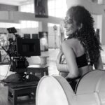 Seerat Kapoor Instagram - Like a kid in a candy store! 🎥🤍🍫 #onset
