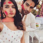 Shagun Sharma Instagram - Wishing you all a very very Happy Holi 🎉❤️❤️ @rajatverma05 @anup.d25 @akshitamudgal @lakshya2204 #ParamSingh #IshkParZorNahin #sonu #Shagunsharma #explorepage ##explore #exploreinstagram #viralpost #viralvideo #viral #exploremore #instagood #instagram