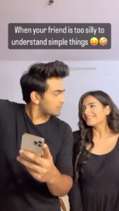 Shagun Sharma Instagram - Black was just a co incidence, Reel wasn't. 

@pravisht_m  just the beginning. Many more to come 😛🤪👻