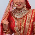 Shagun Sharma Instagram - When you get cold feet 😝😝 🥰🥰❤️❤️ Sasural Genda phool2 At 8:00 pm 😘🥰❤️ #bridal #shagunsharma #titli #fun #show #love #happiness #trending #fyp #explore #exploremore #explorepage blessed #happiness #sgp2 #tishaan