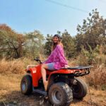 Shagun Sharma Instagram - ABCDEFG I HAVE TO GO 😝😝😝😝🏃‍♀️ #fun #vacay #mykindaplace #happiness #blessed #grateful #love #pink #atvride #shagunsharma #love #ig #explore Lakeside Boheme Inn