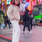 Shefali Jariwala Instagram - Bright lights, big city—and even bigger smiles! #timessquare #nyc . . . #newyork #travel #love #travelgram #wanderlust #shinebright #citylights #newyorklife #goodvibes #tgif #fridayfun #weekendvibes #winter #ootd #instatravel #reelsindia #travelreels #instagood #instalove