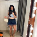 Shenaz Treasurywala Instagram - How are these outfits? Welcome to my dressing room diaries! Looking for the perfect outfit for my show poster and my book cover! Help me choose pleaseee ❤️ Thanks @nikitah_14 for styling me Mumbai, Maharashtra