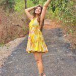 Shiny Doshi Instagram - "Dancing my way through the golden paradise of Goa, where the sun kisses my skin and the waves whisper melodies in my ears. ✨💃 Embracing the sheer bliss and infectious energy of this magical place, twirling and spinning with pure joy. 💛🌴 #GoaVibes #SunsetDance #PureBliss"