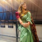 Shreya Anchan Instagram - Saree : @kaithari_nesavu_sarees Blouse: @chitras_fashion_studio