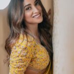 Shriya Saran Instagram - Thank you @sithara_kudige for this stunning yellow saree. I absolutely love it . Thank you @praveenmakeup @priyanka_sherkar1 for hair make up Thank you @arunprasath_photography for pictures. Thank you @rchandrumovies for making me part of @kabzaamovieofficial