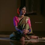Shruthi Rajanikanth Instagram - A dancers life is full of music and life 🍃🏵️ 📸 @nomadic_frames 🔥 Mua @magnificentmakeupstudio