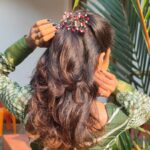Shruthi Rajanikanth Instagram - In love with this hair barouche ❤ @thethread0flove thank you 😍