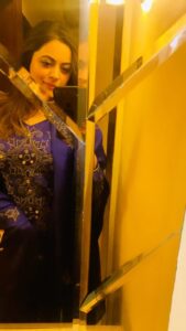 Shruti Sodhi Instagram - Wearing my mother’s two decades old suit for this diwali celebration😍 Let’s make it fancy and say ‘wearing vintage’😁 #shrutisodhi #diwalivibes