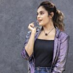 Shrutika Instagram - @director_thomson_vijaytv @vijaytelevision @prismatic_photography_7 #kpychampions #vijaytv #television #denim #jeans #pose #post #instagram #instagood #instapost #purple #pic #picoftheday #shoot #shootday