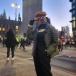 Shrutika Instagram - Dancing on the streets of London with all that kuluru 😂! Step inspiration = @darshan_offl😀 #reelsfeelit #londondiaries #london #londonlife #londoneye🎡 #towerbridge #reels #india #instagram #dance #dancebabydance #live #love #laugh #spreadjoy
