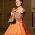 Shrutika Instagram - Thank u #Indian awards 2022, for recognizing our work @haappyherbs natural skincare and haircare products, Where we strive to give our best always.,bringing all the lovely people closest to nature in striving to give clean and green products for skin and hair ..bcos we @haappyherbs feel our lovely clients deserve only THE BEST ALWAYS AND STRIVE V.HARD TO TRY AND GIVE THEM THAT!😍 @haappyherbs @www.haappyherbs.com Link in bio Costume @studio149 Photography @sinty_boy Postwork @shot_by_panneer Makeup @artistrybyolivia Hair @vama_moirangthem Styling @shrutika_arjun #award #skincare #haircare #feelingblessed #thankyou #thankyougod #thankyouclients #lovelyclients #happiness #insta #instagood #instagram #instapicture #ayurvedic #ayurveda #herbal #clean #green #haappyherbs #shrutika #ayurvedicskincare