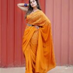 Shrutika Instagram – Photography @sinty_boy 
Postwork @shot_by_panneer 
Make up @artistrybyolivia 
Hair @vama_moirangthem 
Costume @malarvikrambridalcouture 
Styling @shrutika_arjun 

#insta #pictureoftheday #instapicture #instagood #instamood #instagram #love #indian #ethinic #vibes #vibepositive #spreadjoy #spreadpositivity #yellow #sareelove #happiness #dressup #poses #smile