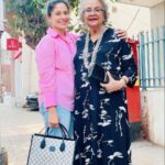 Shubhaavi Choksey Instagram – The youngest by heart & the most mischievous by nature : My @madhuraja2011 aunty…. I love you very very much ❤️ Happy birthday once again 
#nofilter #nomakeup #purelove #purefreindship #2022