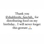 Shubhaavi Choksey Instagram - I am thankful to God and the Universe that I have people like this surrounding me, who’s good deeds give blessings to my family and me …. Thank you @shubhrohi_fanclub_ #filledwithgratitude #2022