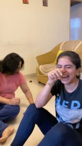 Siddhi Mahajankatti Instagram - • Pranking Amma ft. Water swipe challenge gone wrong hahhahah 😂 •

#pranks #pranksgonewrong #trendingreels #trending #trendingnow #trendingsongs #explorepage #explore #exploreit