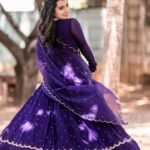 Sivaangi Krishnakumar Instagram - 🫶🏻🫶🏻🫶🏻 Wearing @label_afeera Styling @anushaa13 Muah @arupre_makeup_artist Photo @raghul_raghupathy Jewellery @theamethyststore Retouch @retouch_by_gokul