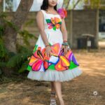 Sivaangi Krishnakumar Instagram - Hi🌸❤️ Handpainted dress from @styl_chennai Makeup @arupre_makeup_artist Photos @crackjackphotography thankyou for the last min shoot bro😬 #cookwithcomali