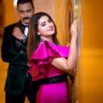 Sneha Instagram - I saw that you were perfect , and so I loved you. Then I saw that you were not perfect and I loved you even more. @ashokarsh @vyshalisundaram_hairstylist #coupleshoot #meandyou❤ #jamesbond #loveurself❤️ #beyou #pinkdress #sneha
