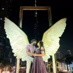 Sneha Sreekumar Instagram - ❤❤❤ @dubai Mua @rosesdewladiessaloon 👗 @wardrobe_designs_ #dubai #burjkhalifa #happy #love #marimayam #mandothari #lolithan #chakkapazham