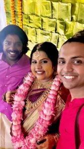 Sneha Sreekumar Instagram - Snehachechis Valakappu..
Happy moments with friends..🥰
#snehasreekumar 
#spsreekumar 
#surabhilakshmi 
#annarajan 
#lichi 
#valakappu 
#happymoments