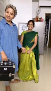 Snehan Instagram - தமிழ் பொண்ணுங்க எப்போதும் அழகு
My cute sister 🤞🏻