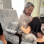 Soha Ali Khan Instagram - Time with grandparents is so precious ❤️ the chance to learn from someone so far apart in years from you (and this works both ways), a second chance at parenting, the most unconditional love and the purest fun - and a chance for me to put my feet up and finally get that pedicure!! #summerholidays #nanihouse