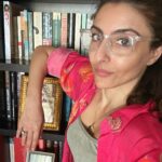 Soha Ali Khan Instagram - What’s your favourite non-fiction book? I don’t own all of mine but here are the seven I could reach on my bookshelf! 25 pages of reading a day helps to fight stress, relax your mind, increase your self-esteem and improve your sleep!#books #bookstagram #reading #booked