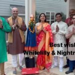 Sonali Kulkarni Instagram - Whitelilly & Nightrider team celebrates Gudhi Padwa in the US! The shows kick off this weekend. Book your tickets with link in bio Raleigh, North Carolina