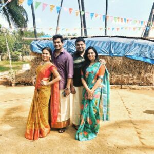 Soundarya Rajinikanth Instagram - ‪Our #Pongal with family in #Sulur 😊😇 #VedVishaganSoundarya #MyFamily 🤗❤️ ‬