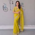 Sridevi Vijaykumar Instagram - A very Happy, Blessed and Prosperous Ugadi to you & yours! 💫 . . . . . . . . Wearing this beautiful saree from @neerusindia #sareeoftheday #sareefits #indianaesthetics #indianfits #sareefits #sareeinspiration #indianoutfits #photooftheday #greenfits #greensaare #ugadiwishes #happyugadi #gudipadwa #ugadi2023