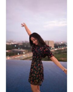 Srinidhi Ramesh Shetty Instagram - Twilight feels!🧡💙

.
.
📸 @fotografia.co.in 💫