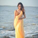 Surbhi Jyoti Instagram - 🌊🫠 . . . . . . . . 📸 @deepak_das_photography Saree @avhni_colors_with_a_twist HMU @tanyamakeoverofficial